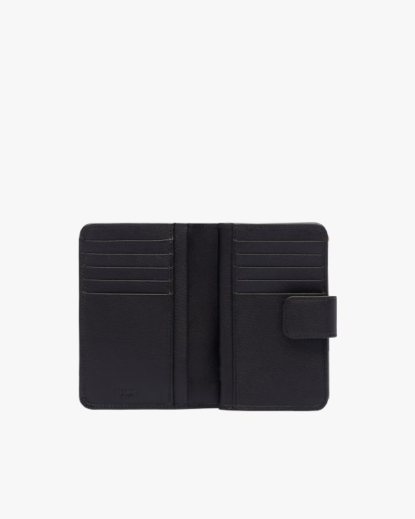 Black Small Saffiano Leather Wallet - Image 6
