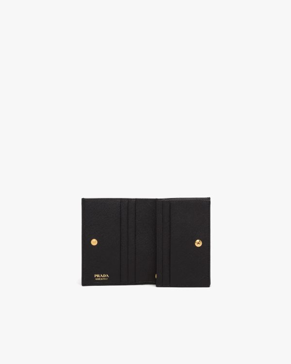 Black Small Saffiano Leather Wallet - Image 2