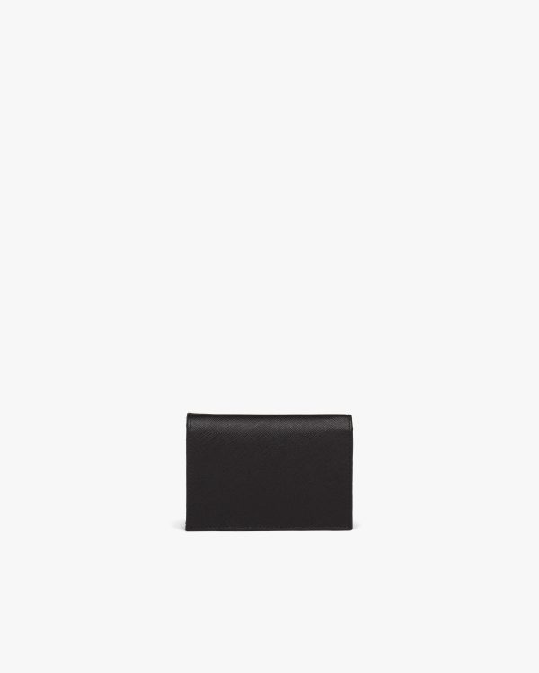 Black Small Saffiano Leather Wallet - Image 5