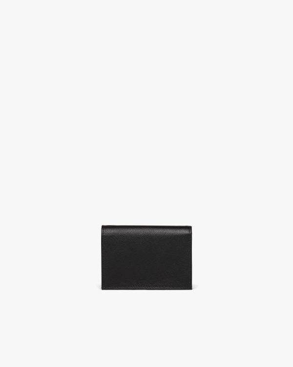 Black Small Saffiano Leather Wallet - Image 5