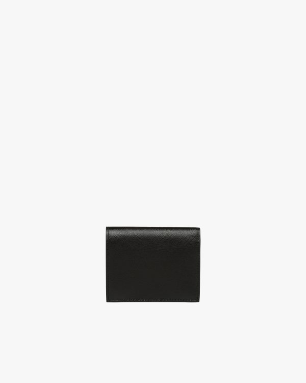 Black Small Saffiano Leather Wallet - Image 5