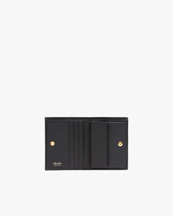 Black Small Saffiano Leather Wallet - Image 2