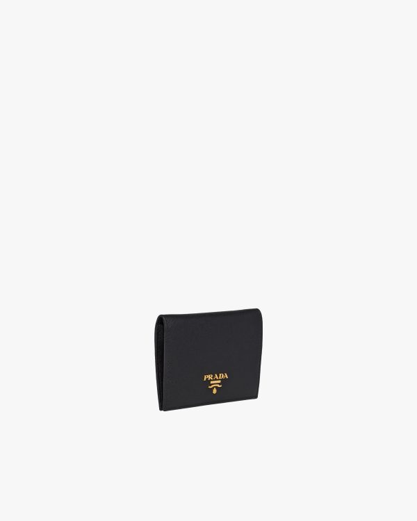 Black Small Saffiano Leather Wallet - Image 4