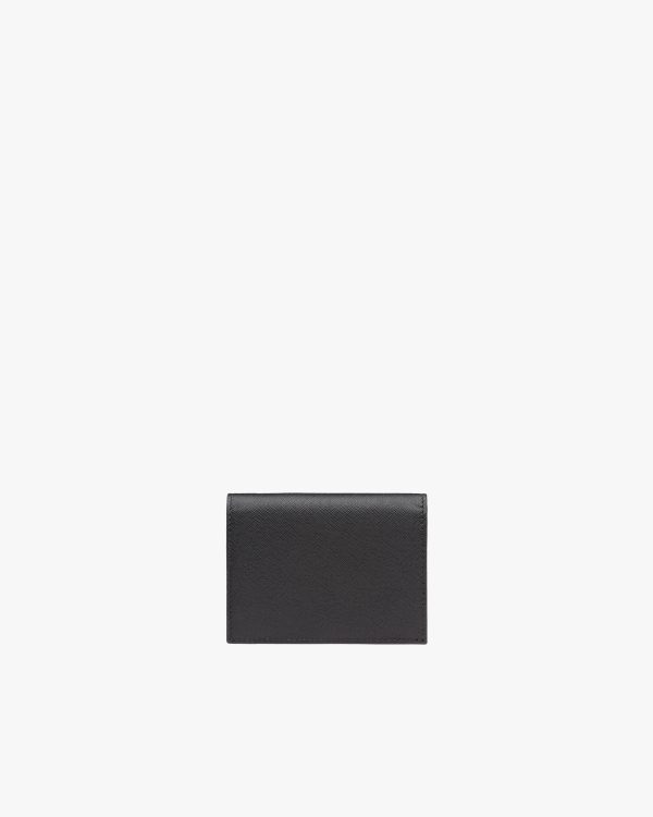 Black Small Saffiano Leather Wallet - Image 5