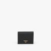 Black Small Saffiano Leather Wallet