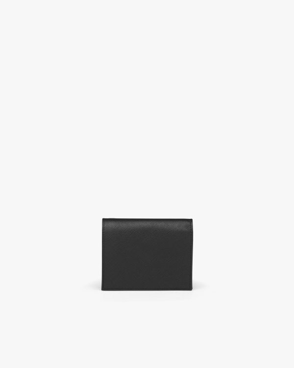 Black Small Saffiano Leather Wallet - Image 5