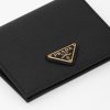 Black Small Saffiano Leather Wallet - Image 6