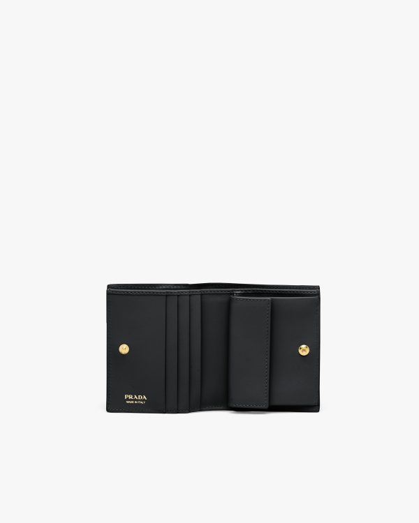 Black Small Saffiano and leather wallet - Image 5