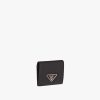 Black Small Saffiano and leather wallet - Image 3