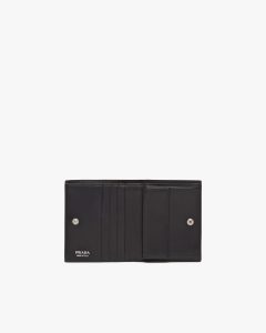 Black Small Saffiano and leather wallet - Image 5