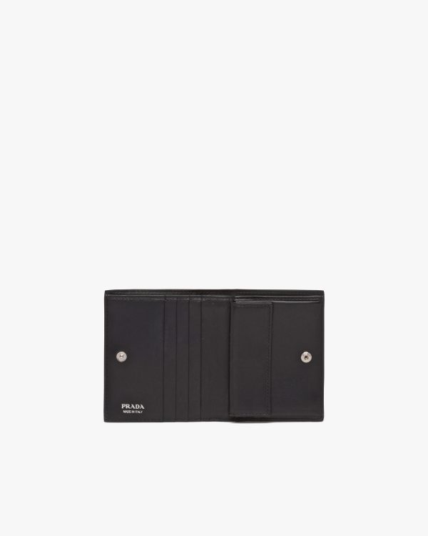 Black Small Saffiano and leather wallet - Image 5