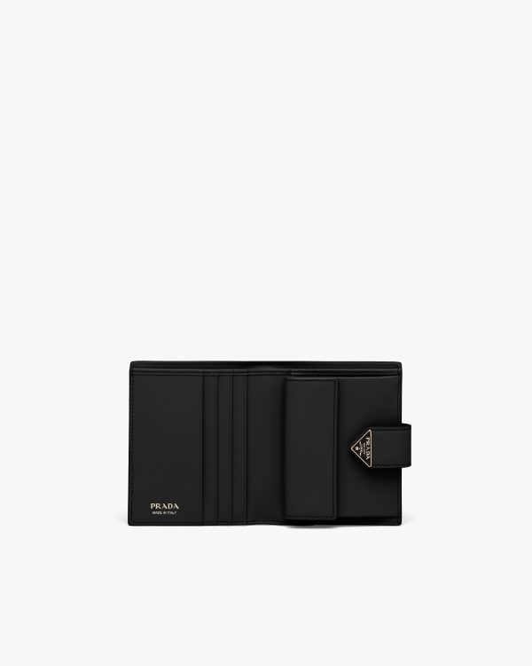 Black Small Saffiano and leather wallet - Image 5