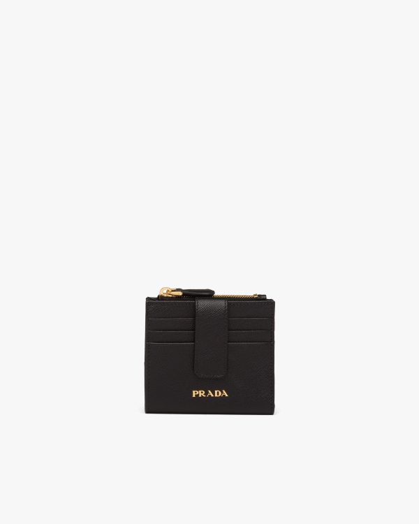 Black Small Saffiano leather wallet