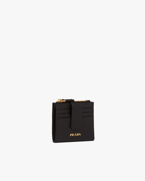 Black Small Saffiano leather wallet - Image 3