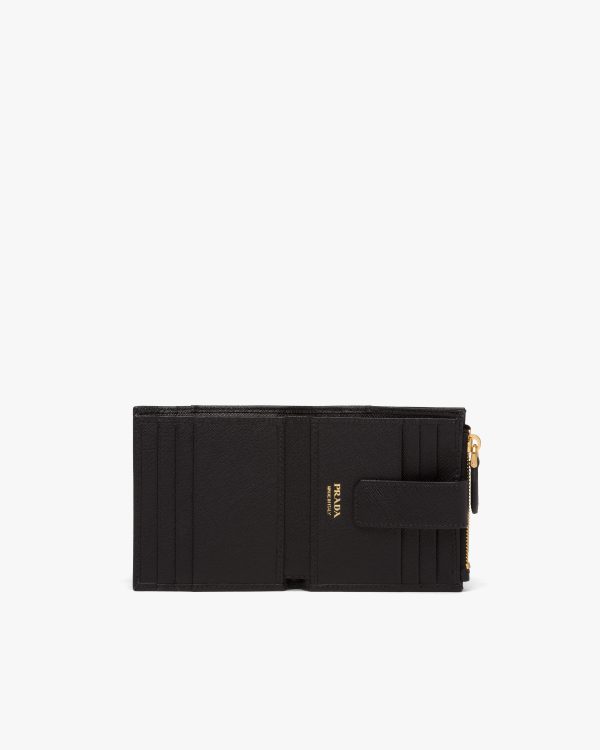 Black Small Saffiano leather wallet - Image 5
