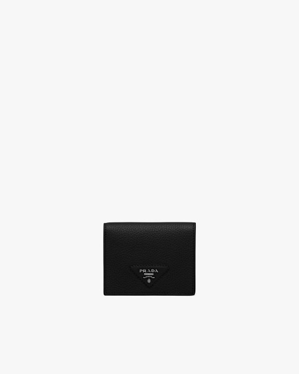 Black Small leather wallet