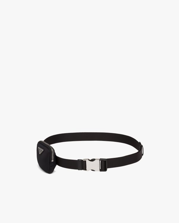 Black Woven nylon belt