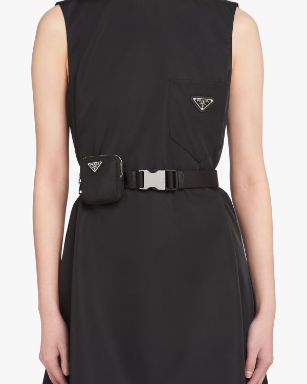 Black Woven nylon belt - Image 2