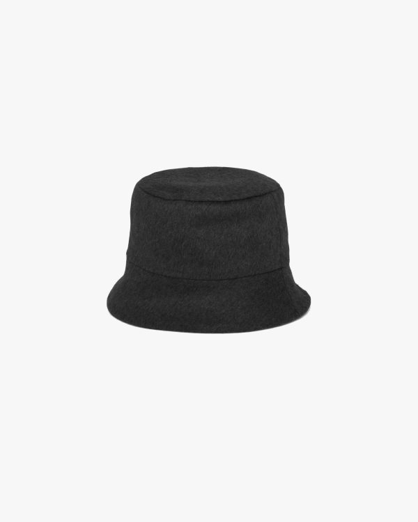 Black/gray Cashmere bucket hat - Image 3