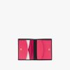 Black/hibiscus Small Saffiano Leather Wallet - Image 2