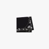 Black/white Printed gauze scarf
