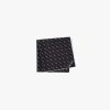 Black/white Printed twill scarf