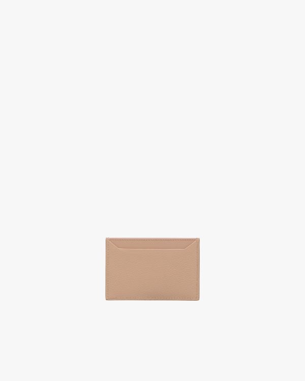 Cameo Beige Leather Card Holder - Image 3