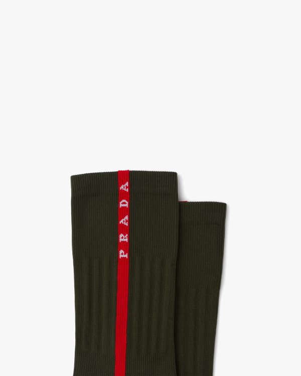 Camouflage Green Nylon socks - Image 2