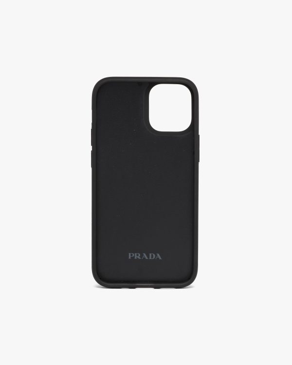 Chalk White Saffiano cover for iPhone 12 Mini - Image 3