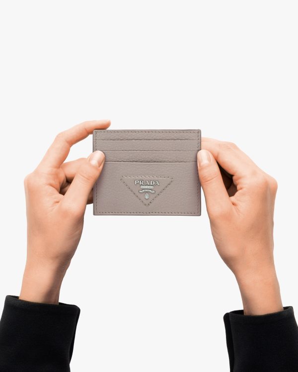 Clay Gray Leather card holder - Image 2