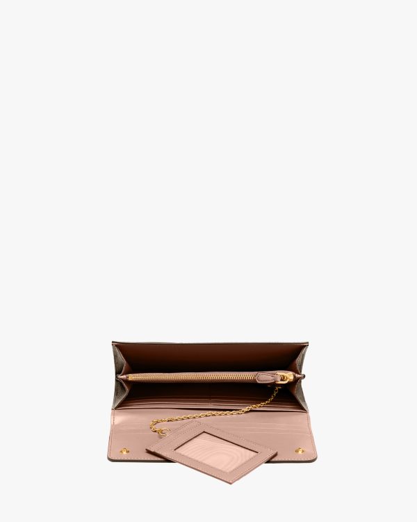 Clay/powder Large Leather Wallet - Image 2
