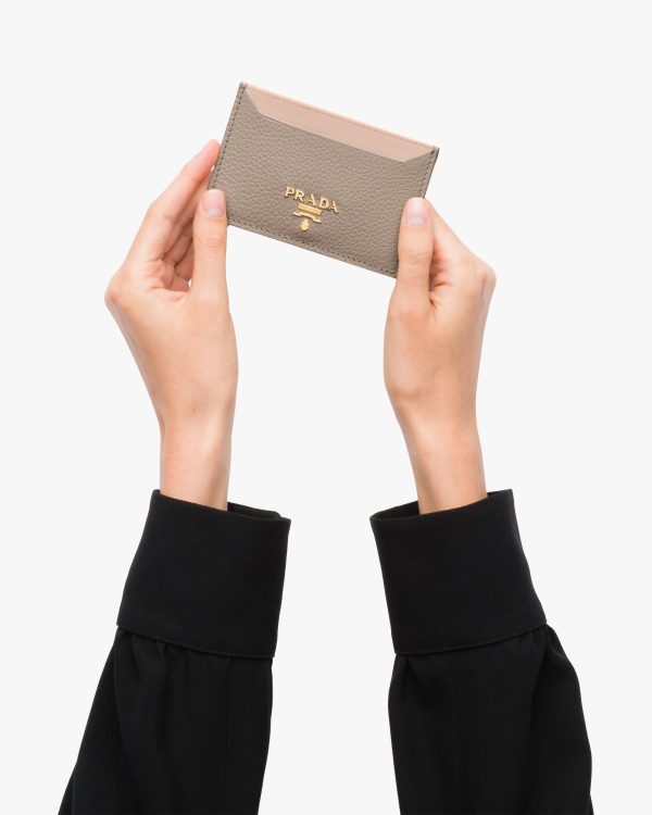 Clay/powder Leather Card Holder - Image 2