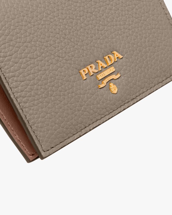 Clay/powder Small Leather Wallet - Image 6