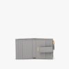 Cloudy Gray Small Saffiano leather wallet - Image 2