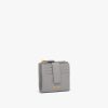 Cloudy Gray Small Saffiano leather wallet - Image 4