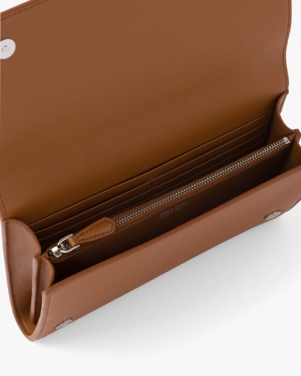 Cognac Large leather wallet - Image 5
