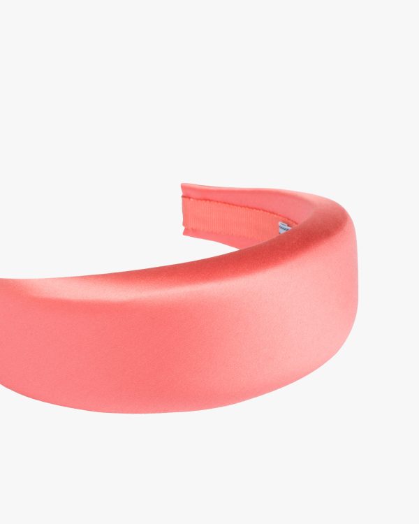 Coral Satin Headband - Image 3