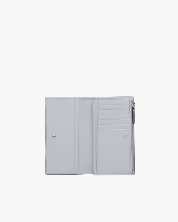 Cornflower Blue Large leather wallet - Image 2