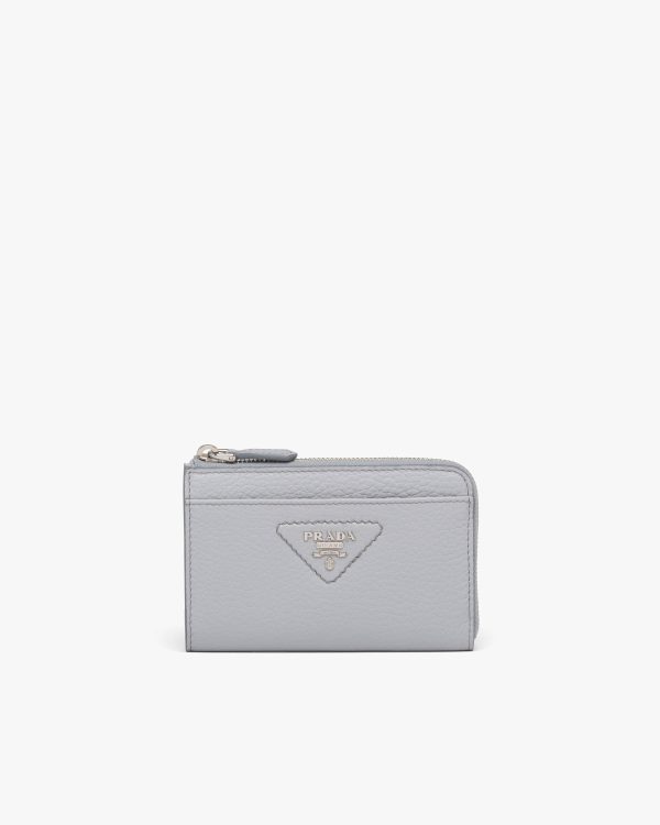 Cornflower Blue Leather key case