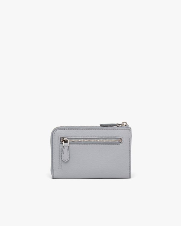 Cornflower Blue Leather key case - Image 2