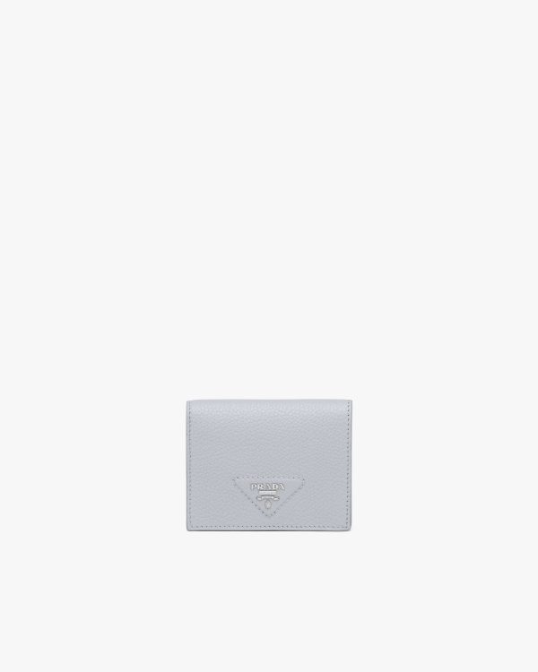Cornflower Blue Small leather wallet