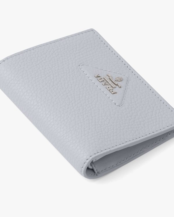 Cornflower Blue Small leather wallet - Image 2