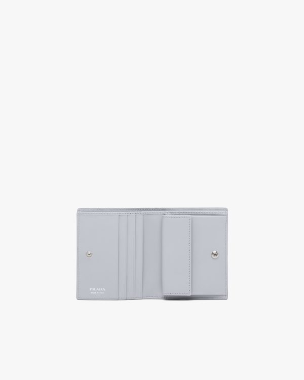 Cornflower Blue Small leather wallet - Image 5