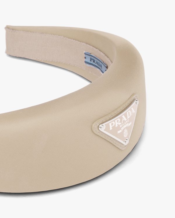 Desert Beige Re-Nylon headband - Image 3