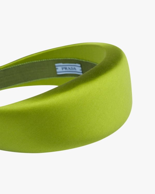 Fern Green Satin Headband - Image 3