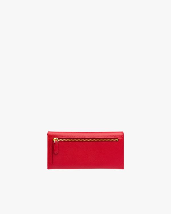 Fiery Red Large Saffiano Leather Wallet - Image 5