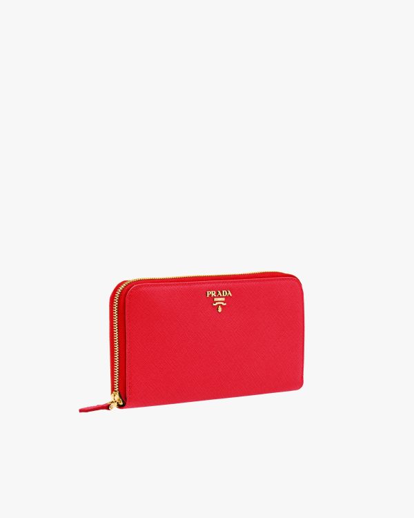 Fiery Red Large Saffiano Leather Wallet - Image 4