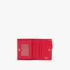 Fiery Red Small Saffiano Leather Wallet - Image 2