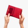 Fiery Red Small Saffiano Leather Wallet - Image 3