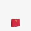 Fiery Red Small Saffiano Leather Wallet - Image 4
